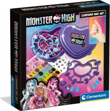 Clementoni 18799 Monster High Clawsome Nail Art Kit Cosmetici Unghie Creativo 6+