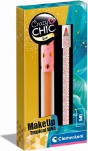 Clementoni 18812 Crazy Chic Teen: Lipgloss Matita Tropical Set Cosmetici Trucchi 9+