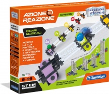 Clementoni 19162 Azione e Reazione Binari Musicali Set Espansione Pista Gioco 6+ Anni