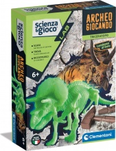 Clementoni 19226 Archeogiocando Triceratopo Scienza Lab Gioco Creativo 7+