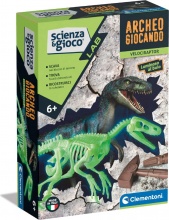 Clementoni 19227 Archeogiocando Velociraptor Scienza Lab Gioco Creativo 7+