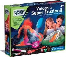 Clementoni 19354 Scienza e Gioco Vulcani e Super Eruzioni Esperimenti 8+ Anni