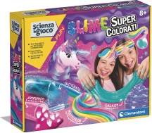 Clementoni 19355 Scienza e Gioco Slime Super Colorati Laboratorio Esperimenti 8+