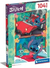 Clementoni 27571 Disney Stitch Supercolor Puzzle 104 Pezzi Cartoni Animati 6+