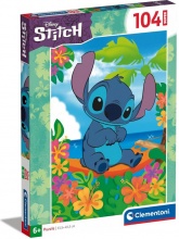 Clementoni 27572 Disney Stitch Supercolor Puzzle 104 Pezzi Cartoni Animati 6+