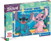 Clementoni 27573 Disney Stitch Supercolor Puzzle 104 Pezzi Cartoni Animati 6+