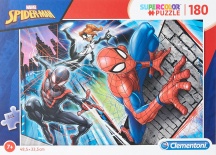 Clementoni 29293 Spider Man Supercolor Puzzle 180 Pezzi per Bambini da 7+ Anni