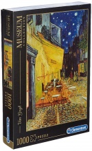 Clementoni 31470 Van Gogh Esterno di caff� di Notte Museum Puzzle 1000 Pezzi