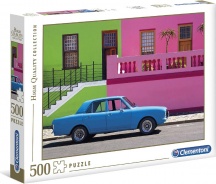 Clementoni 35076 The Blue Car High Quality Collection Puzzle 500 Pezzi 10+