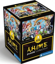 Clementoni 35136 Cube One Piece Puzzle 500 Pezzi Cartoni Animati per Bambini da 6+