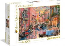 Clementoni 36524 Venice Evening Sunset Collection Puzzle 6000 Pezzi per Bambini 14+