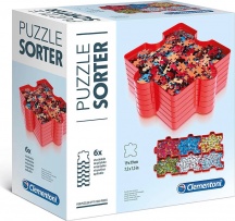 Clementoni 37040 Sorter Puzzle Sorter Contenitore Pezzi Puzzle Cartoni Animati 6+