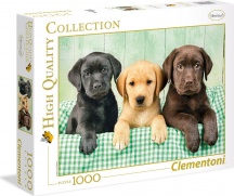 Clementoni 39279 I Tre Labrador Puzzle 1000 Pezzi per Bambini da 14+ Anni