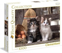 Clementoni 39340 Lovely Kittens Puzzle 1000 Pezzi Cartoni Animati per Bambini da 6+