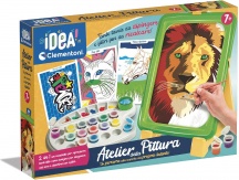 Clementoni 6778 Atelier della Pittura Set per Dipingere con i Numeri Lavagna 7+