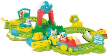 Clementoni C61NI0 Il Trenino in Fattoria Playset Interattivo E Motorizzato 12+ Mesi