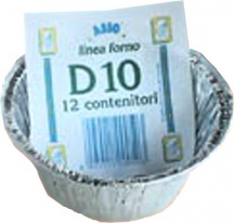 Cogepack D10 Contenitore Alluminio Budino h 4 pz. 12