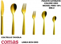 Comas & Partners M6096 Coltello Tavola Bcn Oro