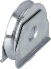 Combi Arialdo 5580g5626 Ruota Cancello a Saldare Gola V 417 Supporto Laterale + Cuscinetto mm 120