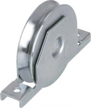 Combi Arialdo 5584b5630 Ruota Cancello a Saldare Gola V 427 Supporto Interno + Cuscinetto mm 120