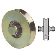 Comunello 11501010001 Ruota Cancelli Gola V 60 300 Fc