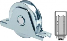 Comunello 11515040001 Ruota Cancelli Gola U 100 Supporto 337 Fc