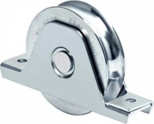 Comunello 337 Ruota per cancelli zincate d.120 mm supporto L37 mm portata 220 kg