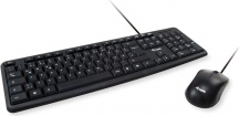 Conceptronic 245203 Tastiera Standard USB QWERTY Nero Mouse incluso
