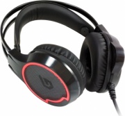 Conceptronic ATHAN01B Cuffie Gaming Microfono, Colore NeroRosso