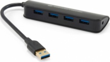Conceptronic C4PUSB3 Hub USB 3.0 4 porte USB Type-A colore Nero