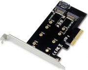 Conceptronic EMRICK04B 2-In-1 M.2 Ssd Pcie Adapter Sata