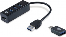Conceptronic HUBBIES04B 4-Ports USB 3.0 Hub With USB-C