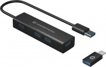 Conceptronic HUBBIES06B Hub USB 3.2 Gen 1 Type-A 5000 Mbits Nero