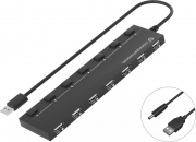 Conceptronic HUBBIES08B Hub di Interfaccia USB 2.0 480 Mbits Nero