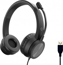 Conceptronic POLONA05B Cuffie Cablate a Padiglione USB-A Noise Cancelling Nero