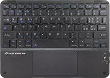 Conceptronic TOBIN01BIT Tastiera Bluetooth con Touch Pad Tenkeyless QWERTY