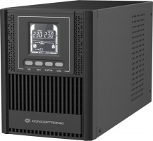 Conceptronic ZEUS52E1K Gruppo di Continuit� UPS 1 kVA 900W Online 4 C13 USB