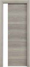 Contract KA02I2SA002R62 Porta Scorrevole 210x70 cm in MDF colore Rovere Grigio Microtec