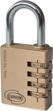 Corbin 3146c3192 Lucchetto a Combinazione Ottone Arco Cromato mm 40