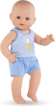 Corolle 9000130410 Bebe Paul Beve e Bagna 36 cm Bambola per Bambine da 2+ Anni