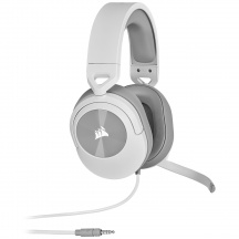 Corsair CA-9011261-EU Cuffie Gaming Microfono, con filo, Colore Bianco