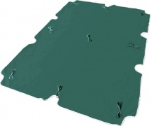 VivaGarden CU805741 Telo Copertura per Dondolo da Giardino 165x112x1 cm Verde