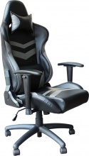 DecHome HF807173 Poltrona Da Gaming Fortnite in Poliuretano Cm 68,5x69,5x121-128.5 h Grigio