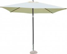 VivaGarden OM806083-IVRY Ombrellone da Giardino 2x2 mt AlluminioPoliestere Ecr� - Principe