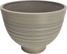 VivaGarden VA801009-ANTR Vaso Piccolo Narciso Alluminio Fibra sintetica cm � 25x18,5 Antracite