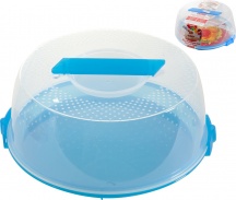 Cosmoplast 317 Tortiera con coperchio per trasporto � cm 28x11 h colori Assortiti