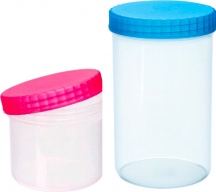 Cosmoplast 60 Barattolo per alimenti 11x14 cm 1000 cc in plastica trasparente