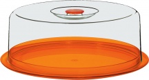 Cosmoplast 99 Tortiera con Coperchio � cm 34x13 h colori Assortiti
