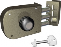 CR Serrature 1600 Serratura Legno Applicare  C.Pompa M2+ Pomolo E.mm 60 Sx