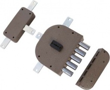 CR Serrature Plus Serratura Legno Applicare 2300  Dm M4 Quint E.mm 60 Sx